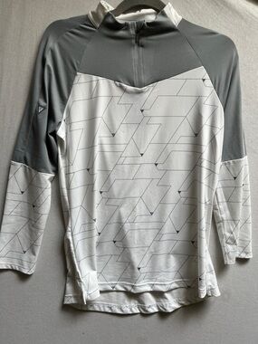 NWT Levelwear Golf Penny Lightweight Geometric 3/4 Sleeve Pullover Sz S